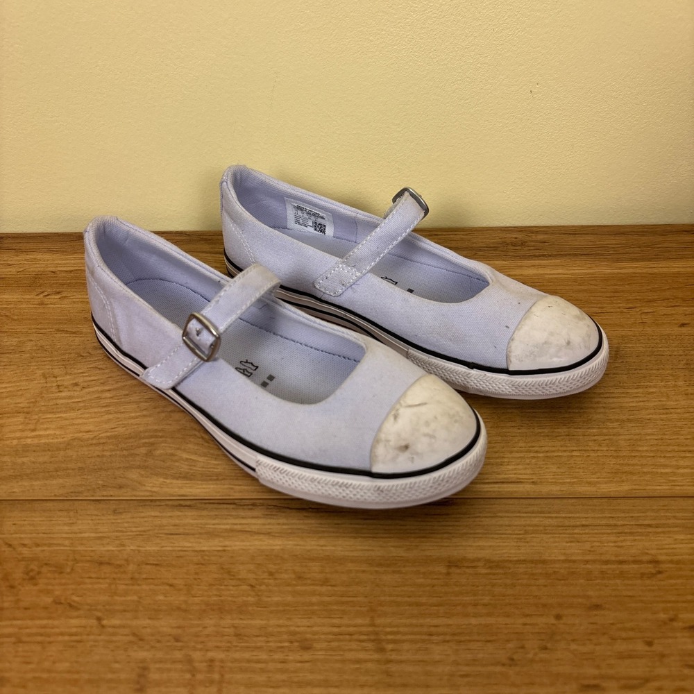CONVERSE Chuck Taylor All Star Dainty Mary Jane‎ Youth Size 2.5 Blueberry Ice